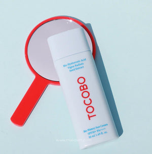 KSTANDARBEAUTY Protector solar facial TOCOBO Bio Watery Sun Cream SPF50+ PA++++, 50 ml, ligero y para uso diario.