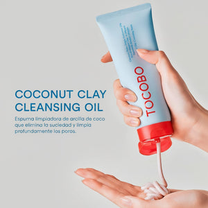KSTANDARBEAUTY Espuma limpiadora de arcilla de coco para rostro, limpia poros y controla el sebo.