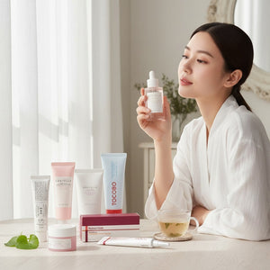 KSTANDARBEAUTY Colección de cuidado de la piel con centella, sérum, crema y protector solar TOCOBO.