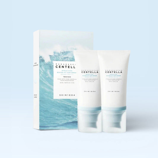 Madagascar Centella Hyalu-Cica Water-Fit Sun Serum Twin Pack