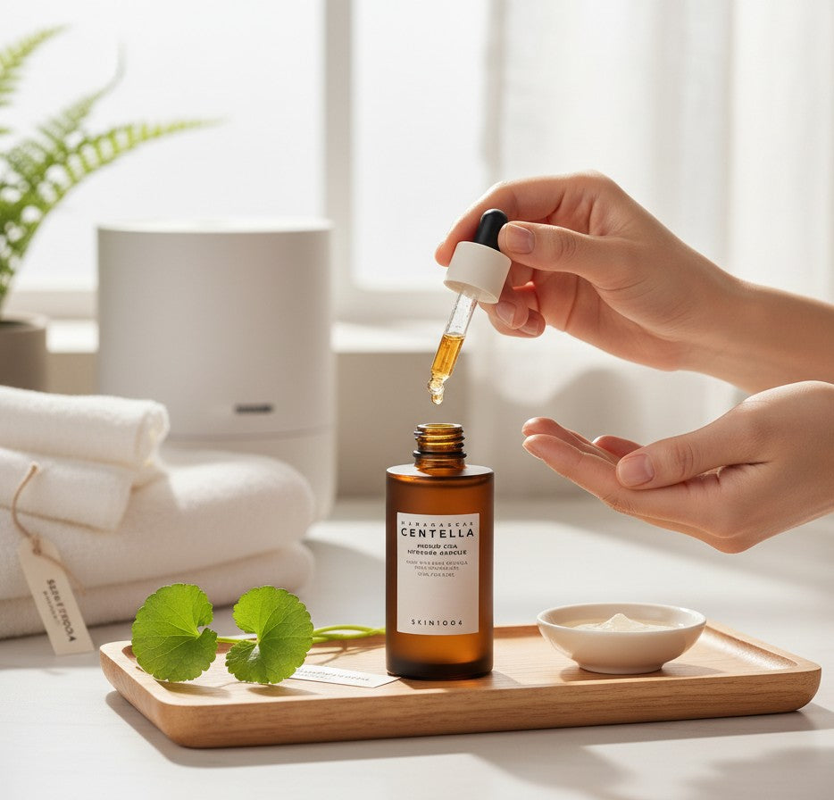 KSTANDARBEAUTY Madagascar Centella Probio-Cica Intensive Ampoule Jumbo, 95ml, para todo tipo de piel, con fermento de centella, fitosteroles y ceramida.