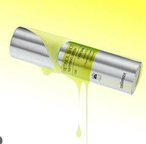 Sérum antiedad KSTANDARBEAUTY Celimax Retinol Shot con retinol, péptidos y pantenol para reafirmar la piel.