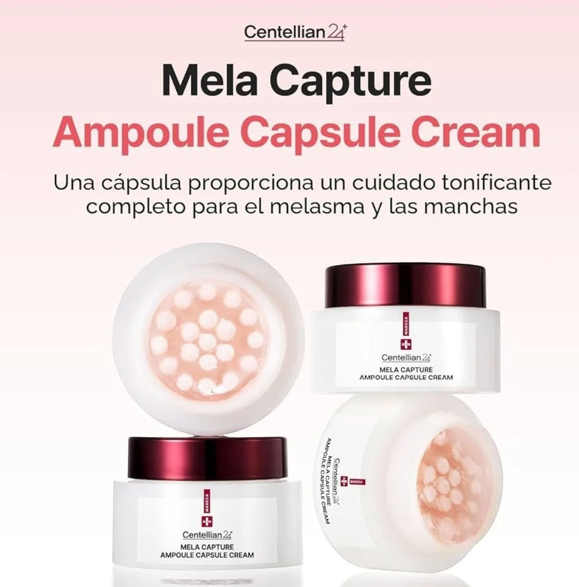 KSTANDARBEAUTY Centellian 24 Mela Capture Ampoule Capsule Cream para melasma y manchas oscuras. Crema con cápsulas tonificantes.