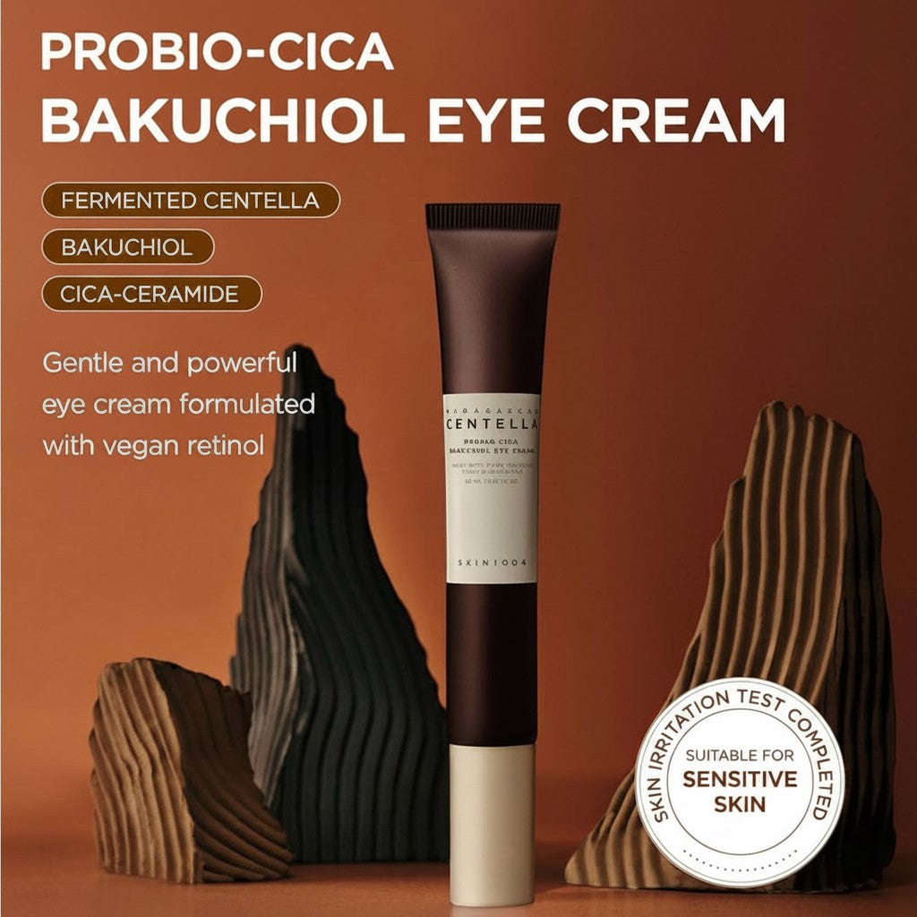 KSTANDARBEAUTY Crema de contorno de ojos Madagascar Centella Probio-Cica Bakuchiol con bakuchiol y cica-ceramide. 20 ml.