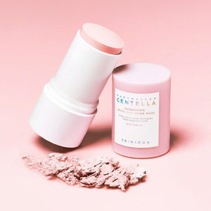 KSTANDARBEAUTY Mascarilla de arcilla en barra Madagascar Centella Poremizing Quick Clay Stick Mask, rosa pálido, con Centella asiática.