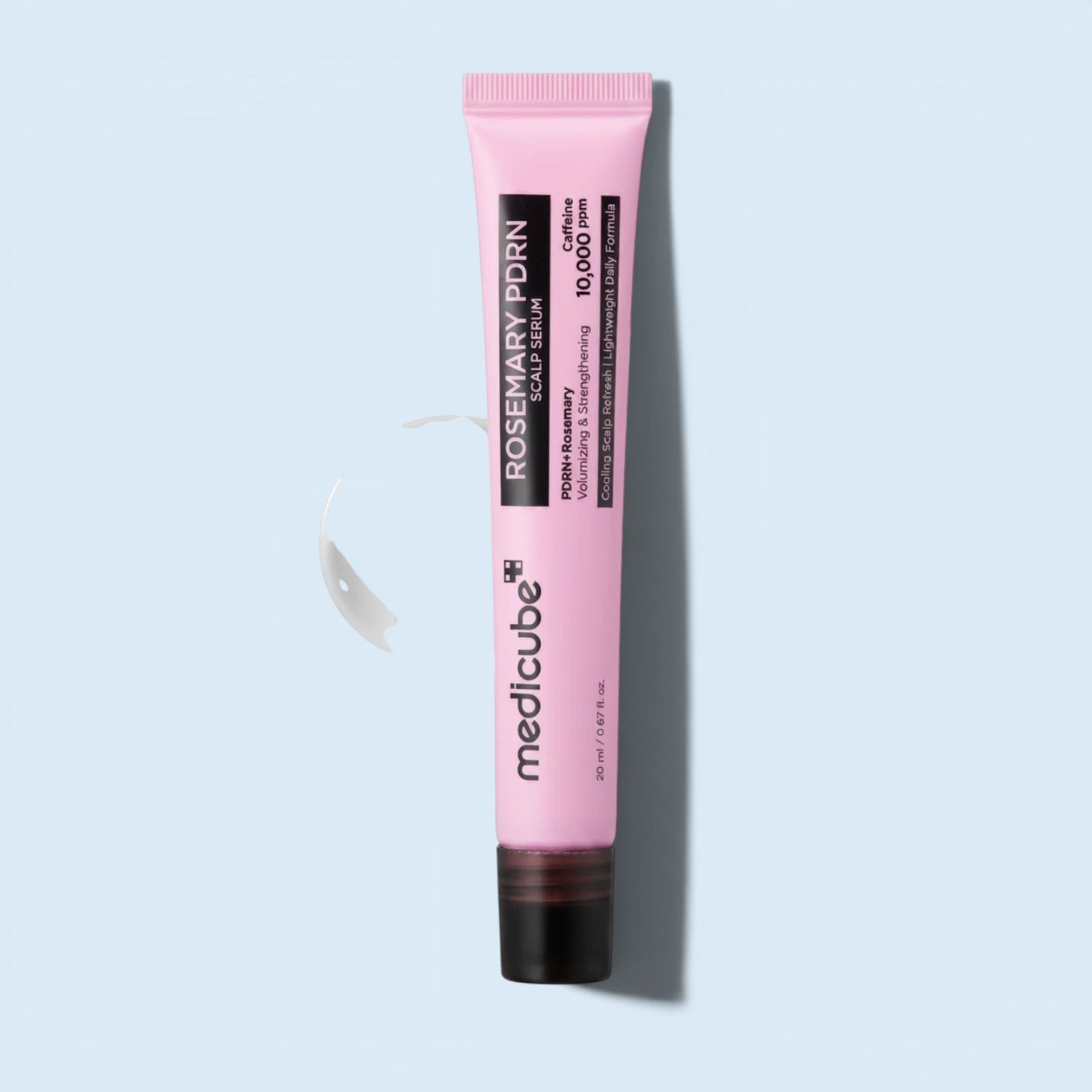 Suero capilar de romero KSTANDARBEAUTY Medicube en tubo rosa con aplicador para fortalecer el cuero cabelludo