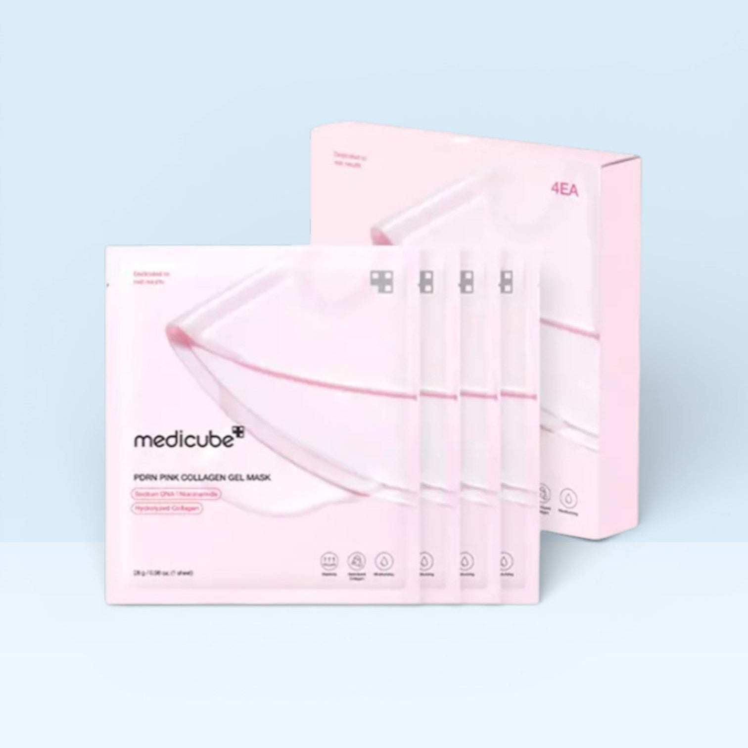 PDRN Pink Collagen Gel Mask Set